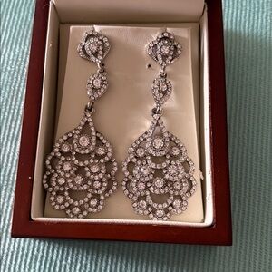 Elegant Silver Drop Earrings